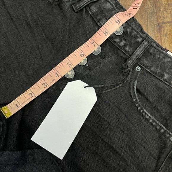 NOBO Exposed Button Fly Jean Shorts - Picture 7 of 10